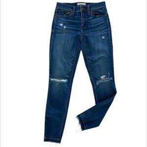 Madewell 9" high riser skinny skinny jeans size 25